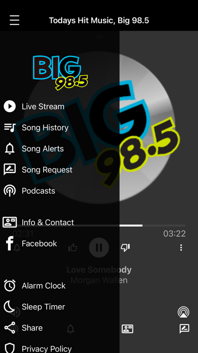 Screenshot 2 of BIG 98.5, KHIC App