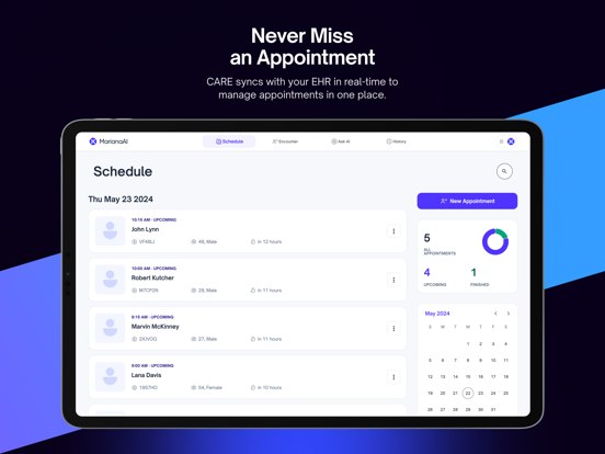 CARE by MarianaAI iPad screenshot 3 - Medical app
