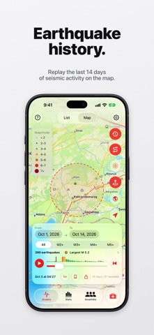 Sismik: Earthquake & Emergency Screenshot 9 of 10