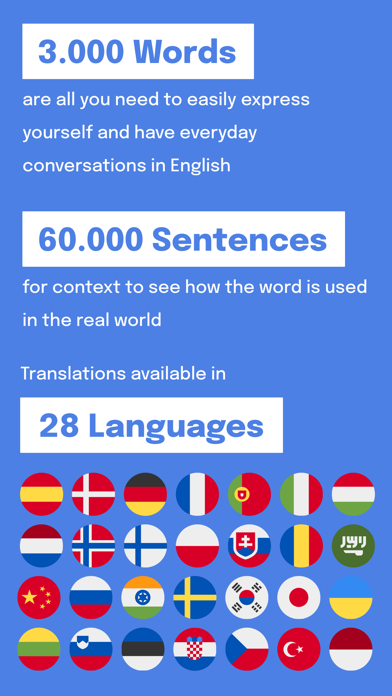 Most Common English Words Screenshot