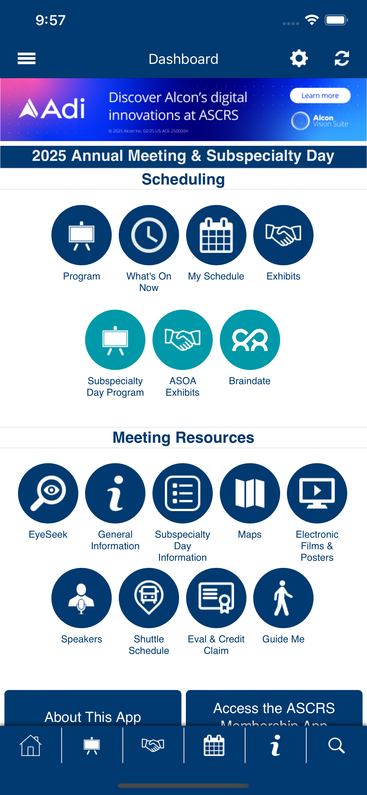 ASCRS ASOA Meetings
