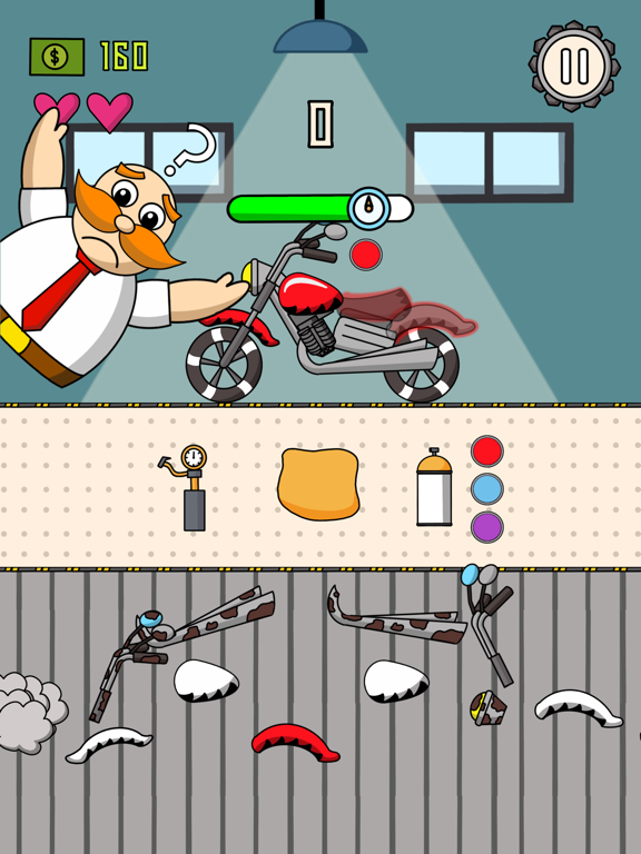 Motorbike Fixer iPad screenshot