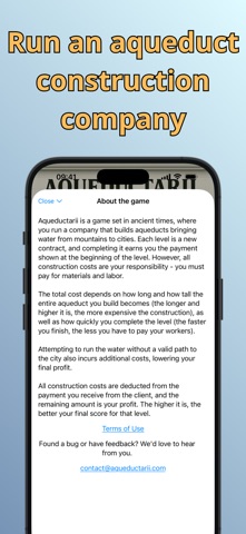 Aqueductarii: Build Aqueducts screenshot