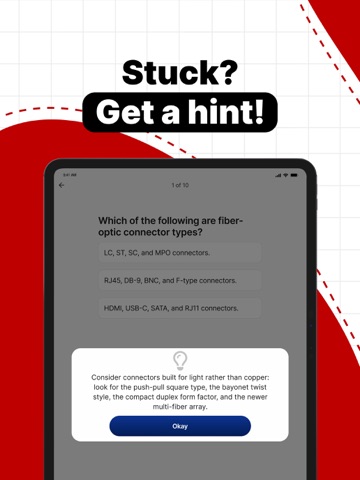 CompTIA Tech+ Practice Tests iPad screenshot
