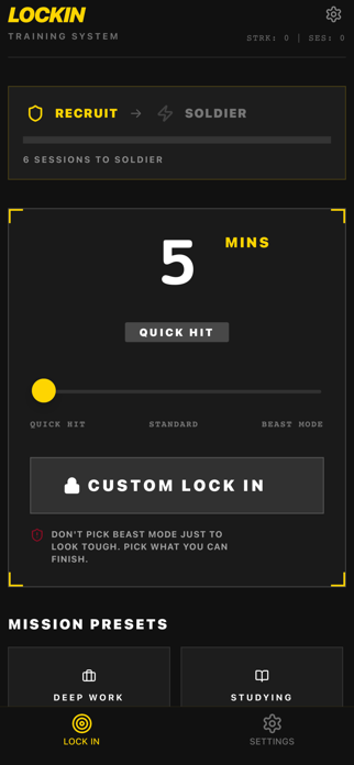 LockIn Focus Timer Screenshot 1 of 6