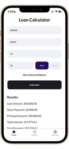 Mortgage/Loan Calculator screenshot