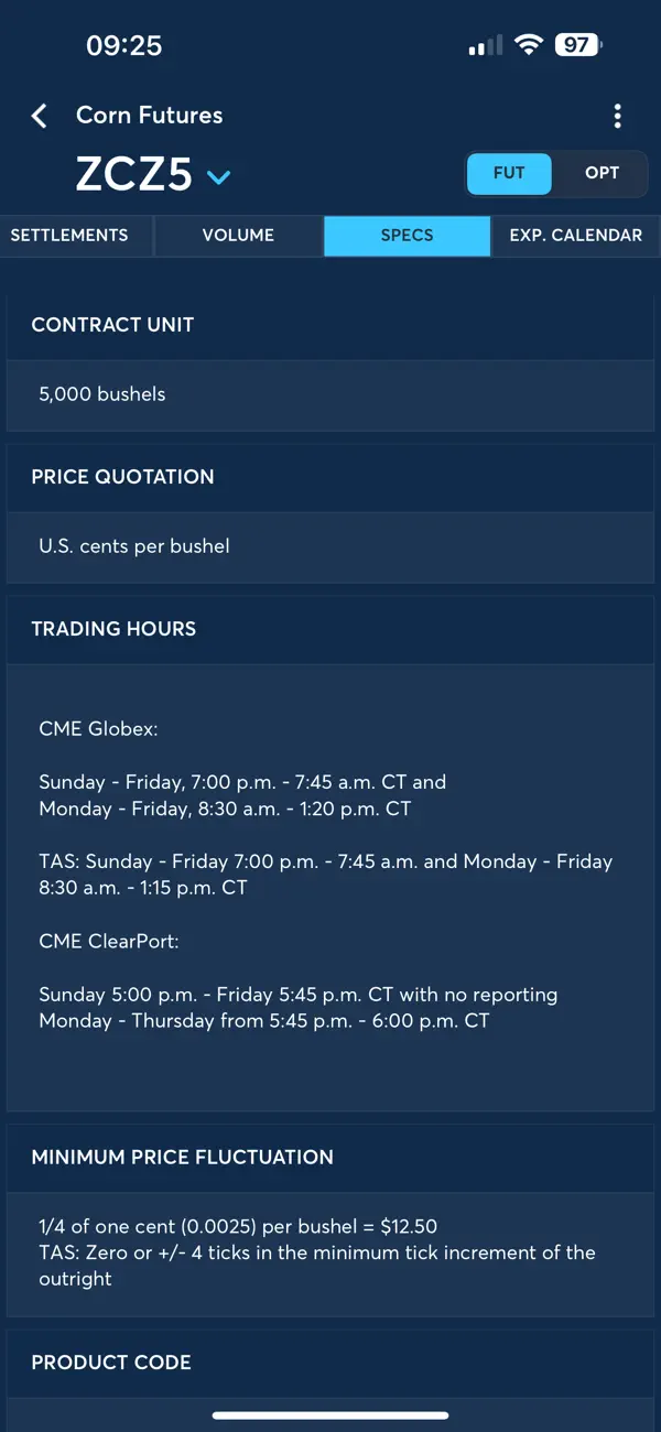Screenshot #1 pour CME Group