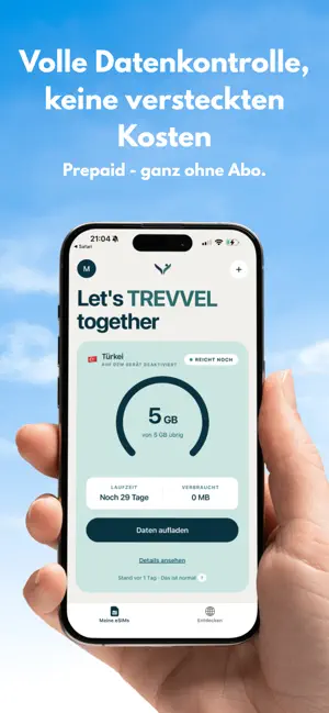 Trevvel - eSIM weltweit screenshot 2