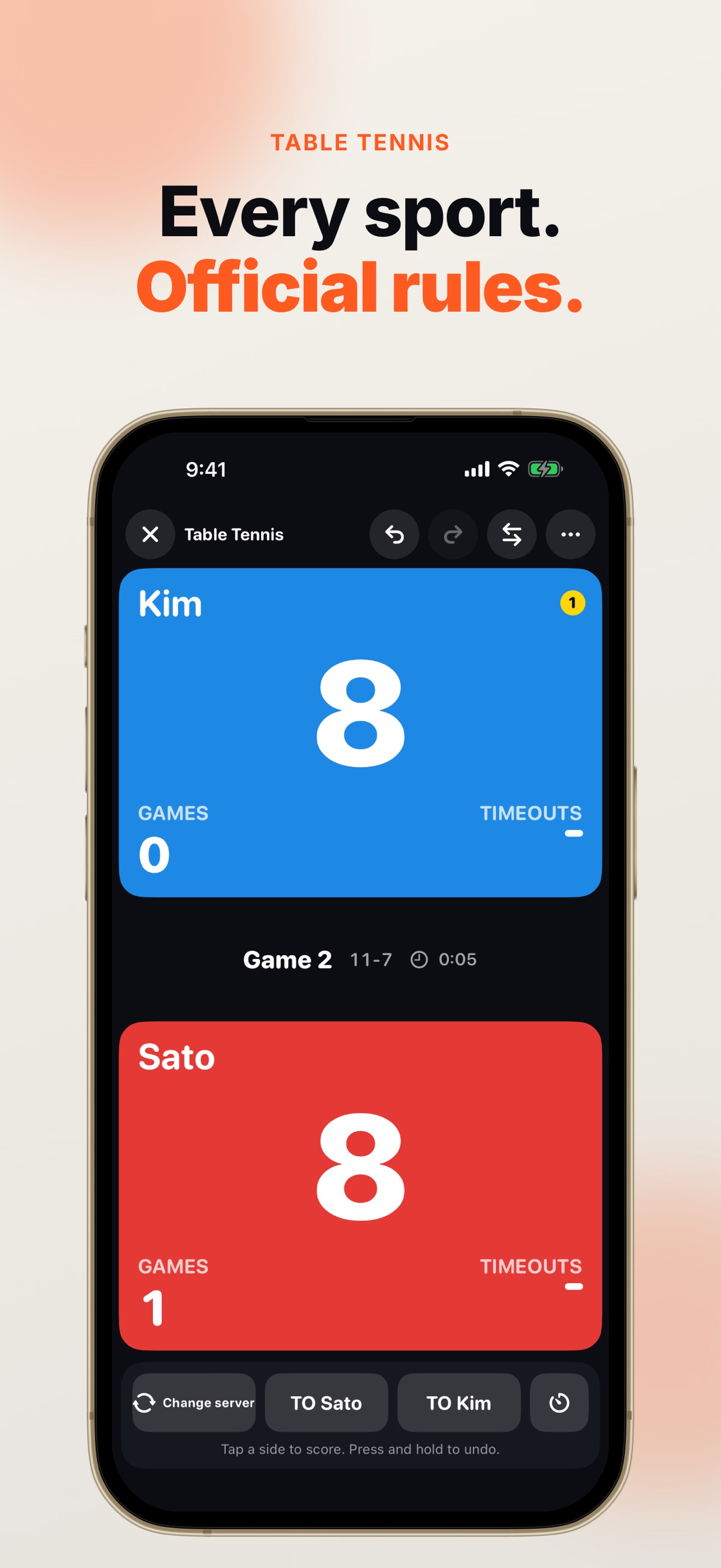 Screenshot 1 of Scora - Scoreboard & Counter