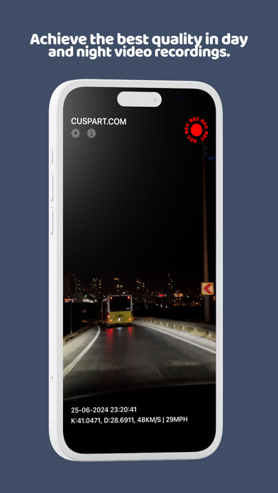 Cuspart: Dash Cam Screenshot