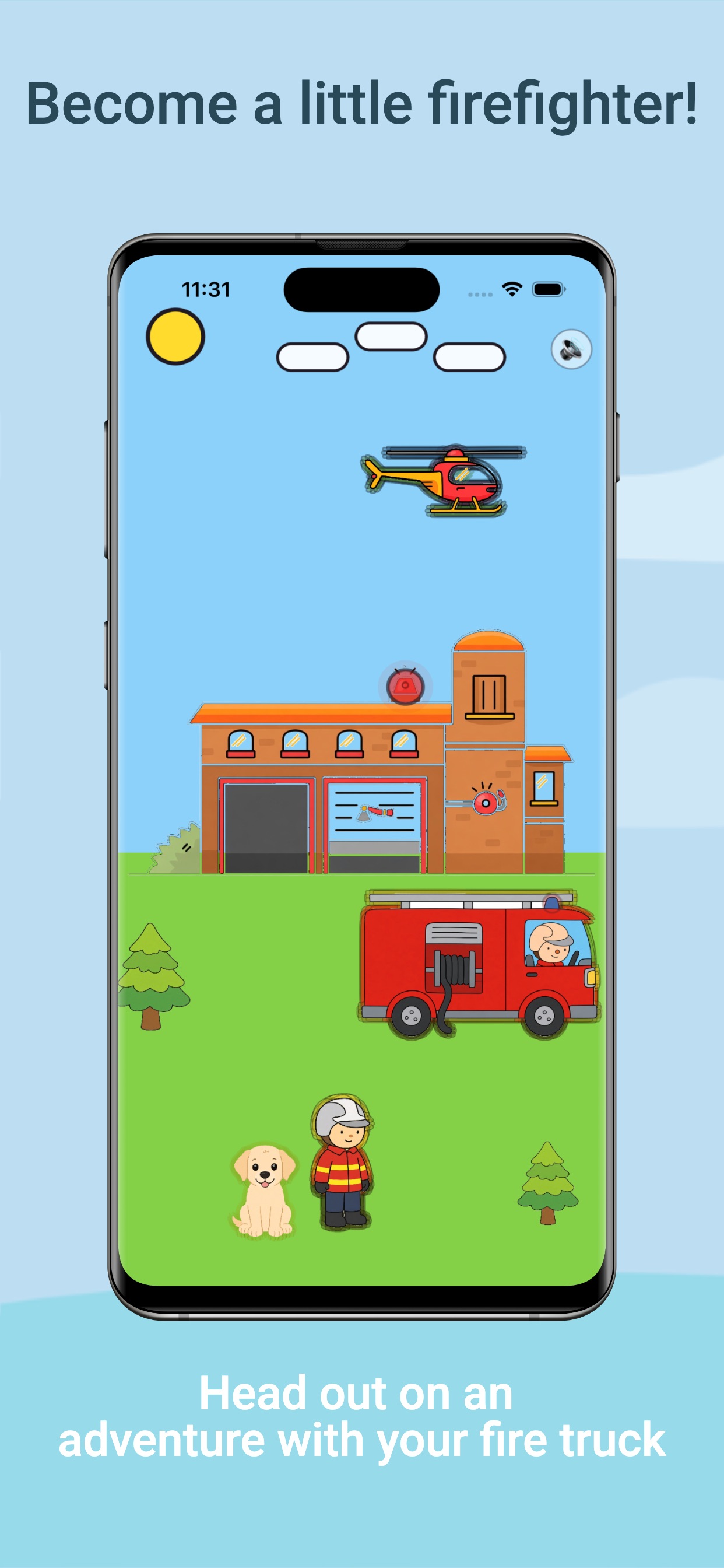 Screenshot 1 of Little Fire Crew – Fire Truck