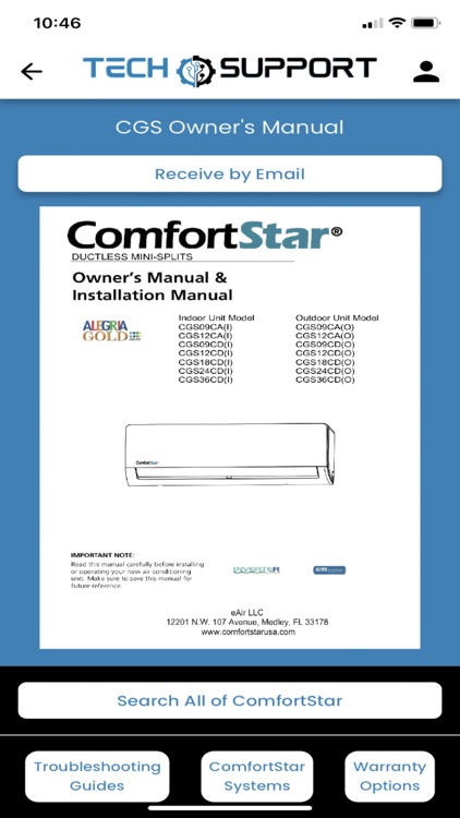 ComfortStar Tech Support screenshot-4