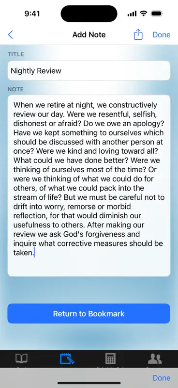 12 Steps Companion screenshot 7 of 10
