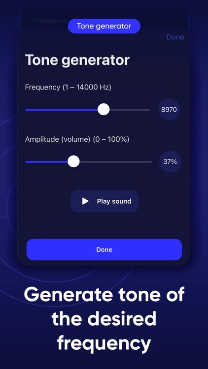 TSound: tinnitus sound therapy screenshot-4