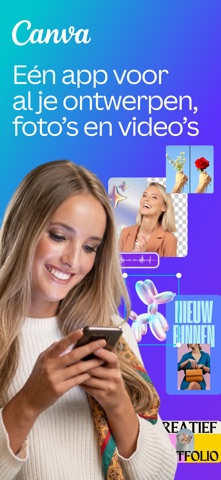 Canva: foto en video bewerken App Store preview screenshot 1