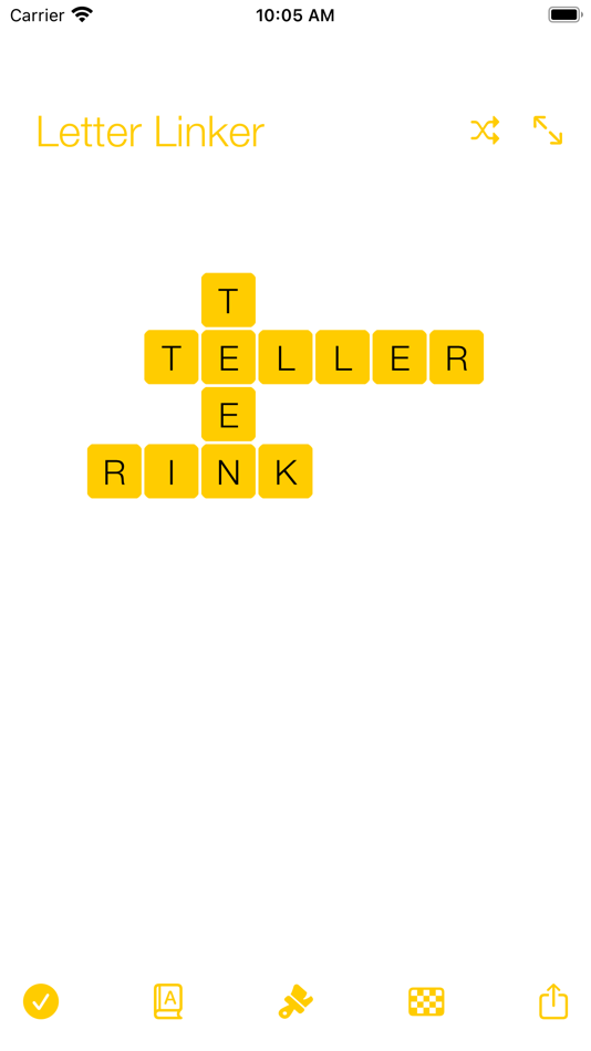 #3. Letter Linker (iOS) 来自: Ryley Herrington