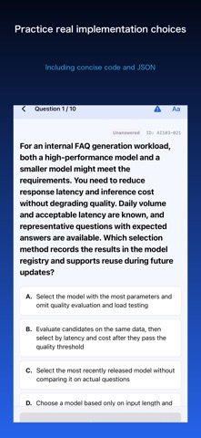 AI-103 Exam Prep Screenshot 2 of 7