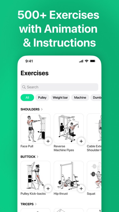 Workout Planner - Gym Tracker Screenshot
