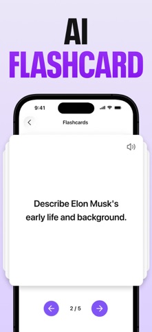 AI Quiz Maker : AI Flashcards iPhone screenshot