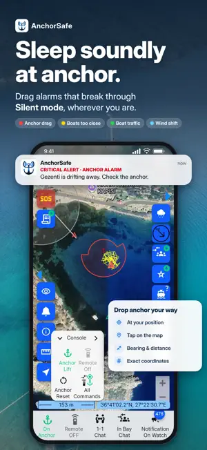 AnchorSafe - Anchor Alarm Pro screenshot 1