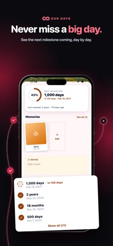 Our Days: Relationship Counter Screenshot 7 of 8