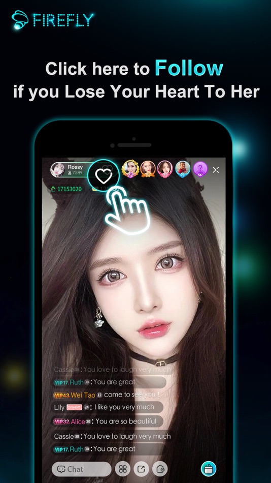 #6. FIREFLY LIVE - Go Live Stream (iOS) By: FIREFLY LIVE PTE LIMITED