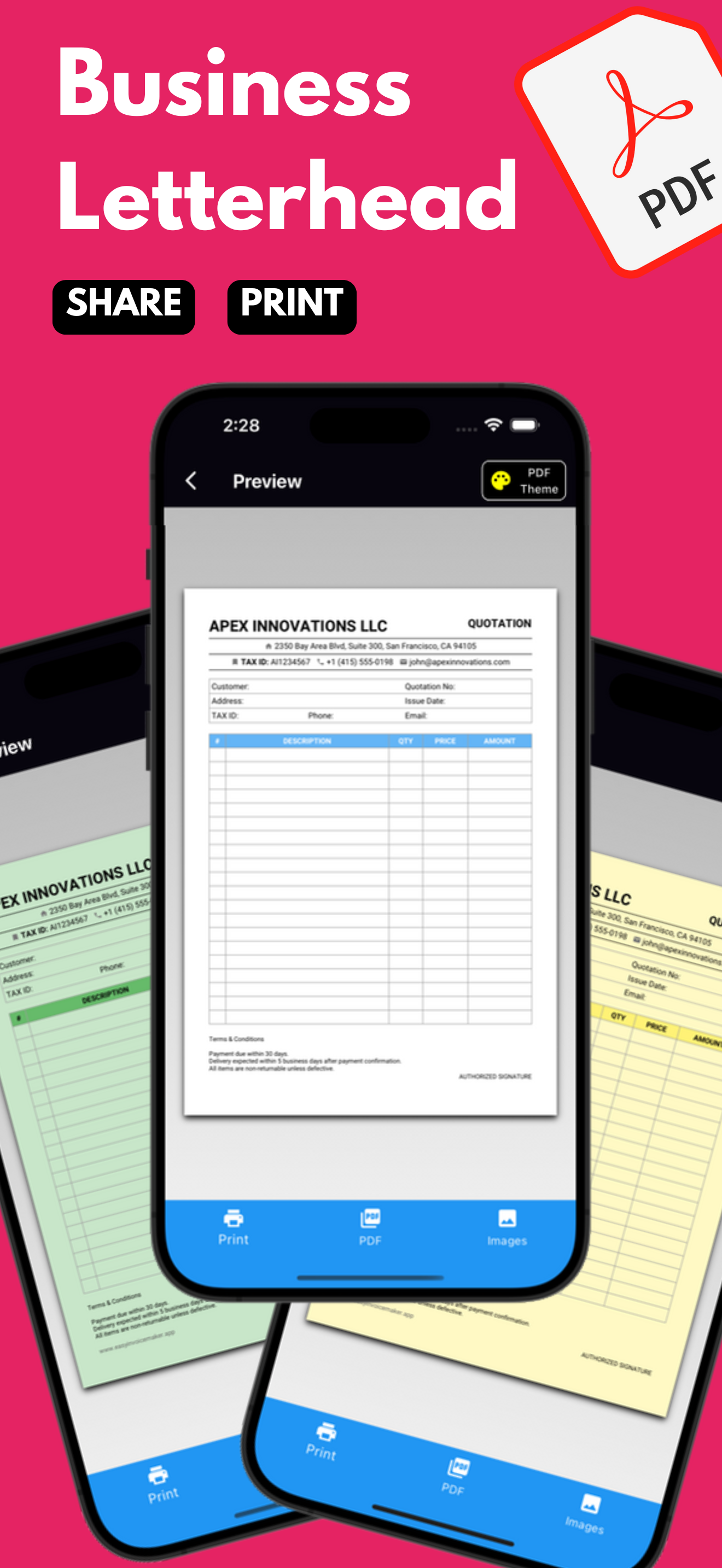 Purchase Order Maker App: PO