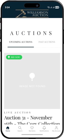 Williamson Auctions screenshot