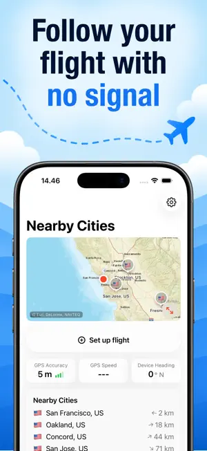 FlyNear: Flight Tracker & Maps screenshot 1