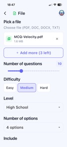 Quizbot: AI Quiz & Exam Prep screenshot