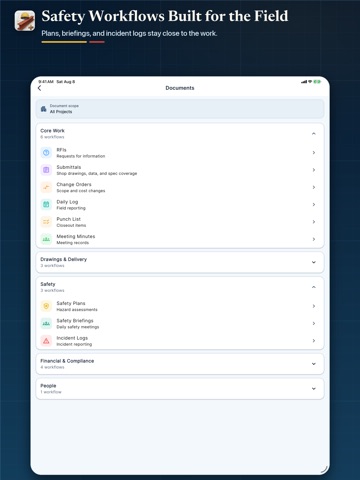 Construction Manager: Buildr+ iPad screenshot