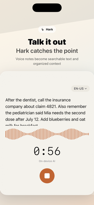 Hark - Capture & Remember Screenshot 3 of 10
