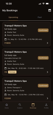 BookMySpa screenshot