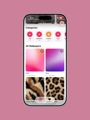Cute Wallpapers App iPad screenshot