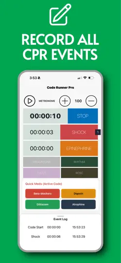 Code Runner Pro: CPR Timer iPhone Screenshot 6