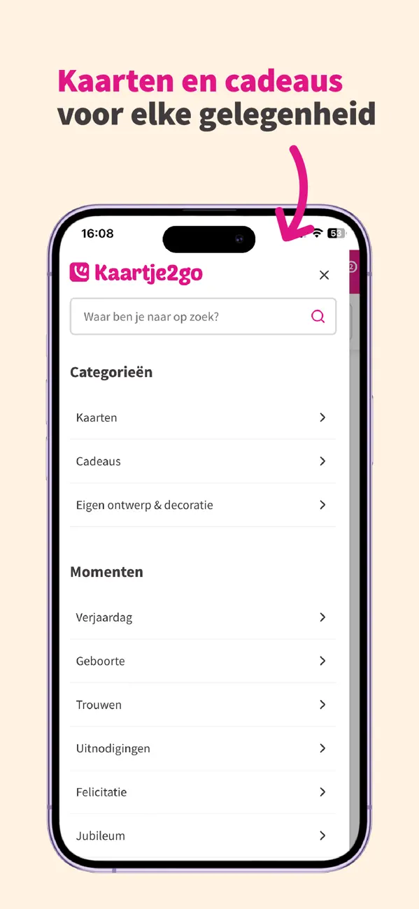 Screenshot #2 pour Kaartje2go - Kaart sturen
