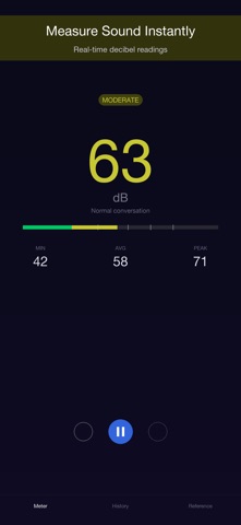 SoundCheck - Decibel Meter Screenshot 1 of 7