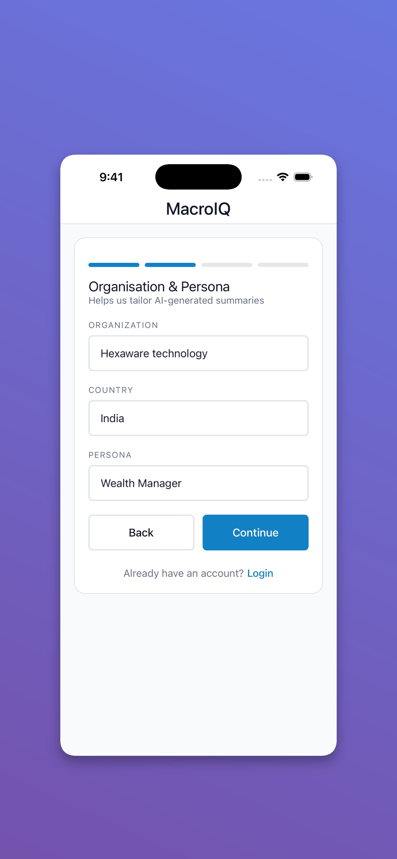 Screenshot 4 of MacroIQ Hexaware