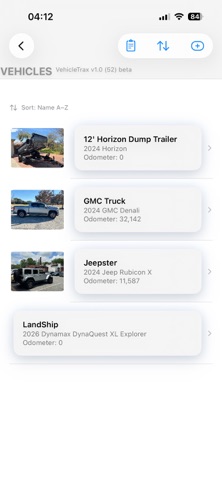 VehicleTrax screenshot