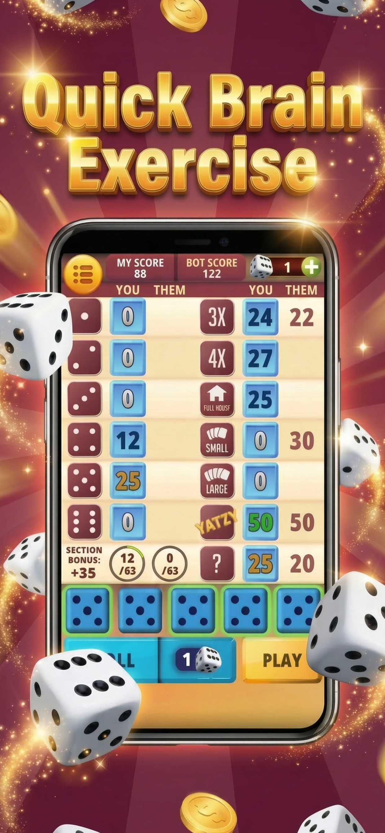 Yatzy Classic - Dice Games