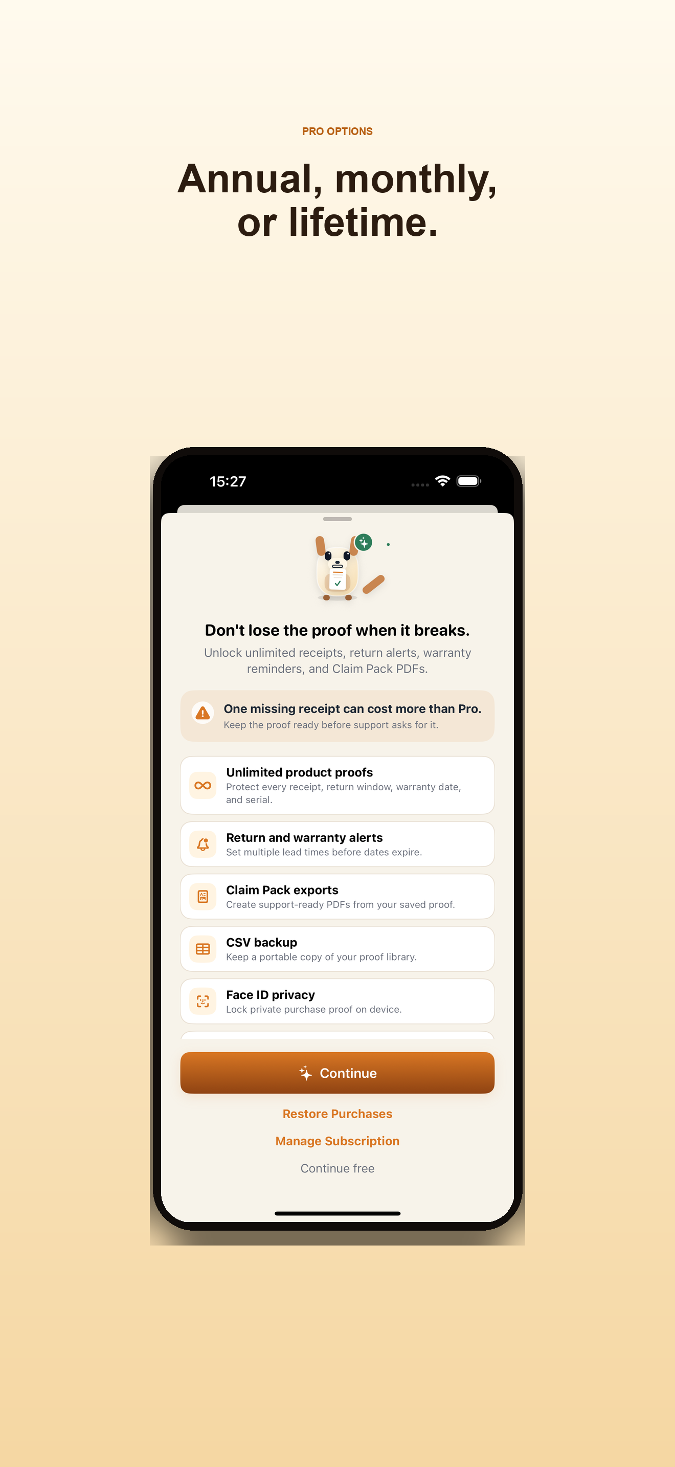 Proofaroo: Warranty Tracker screenshot 4