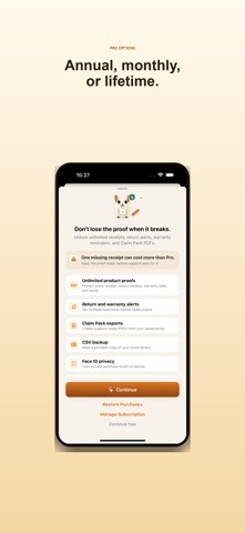 Proofaroo: Warranty Tracker screenshot