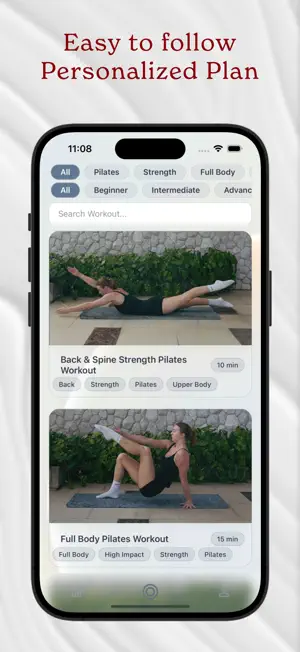 Pilates & Home Workout screenshot 2