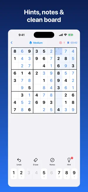 Tertiary Sudoku screenshot 2