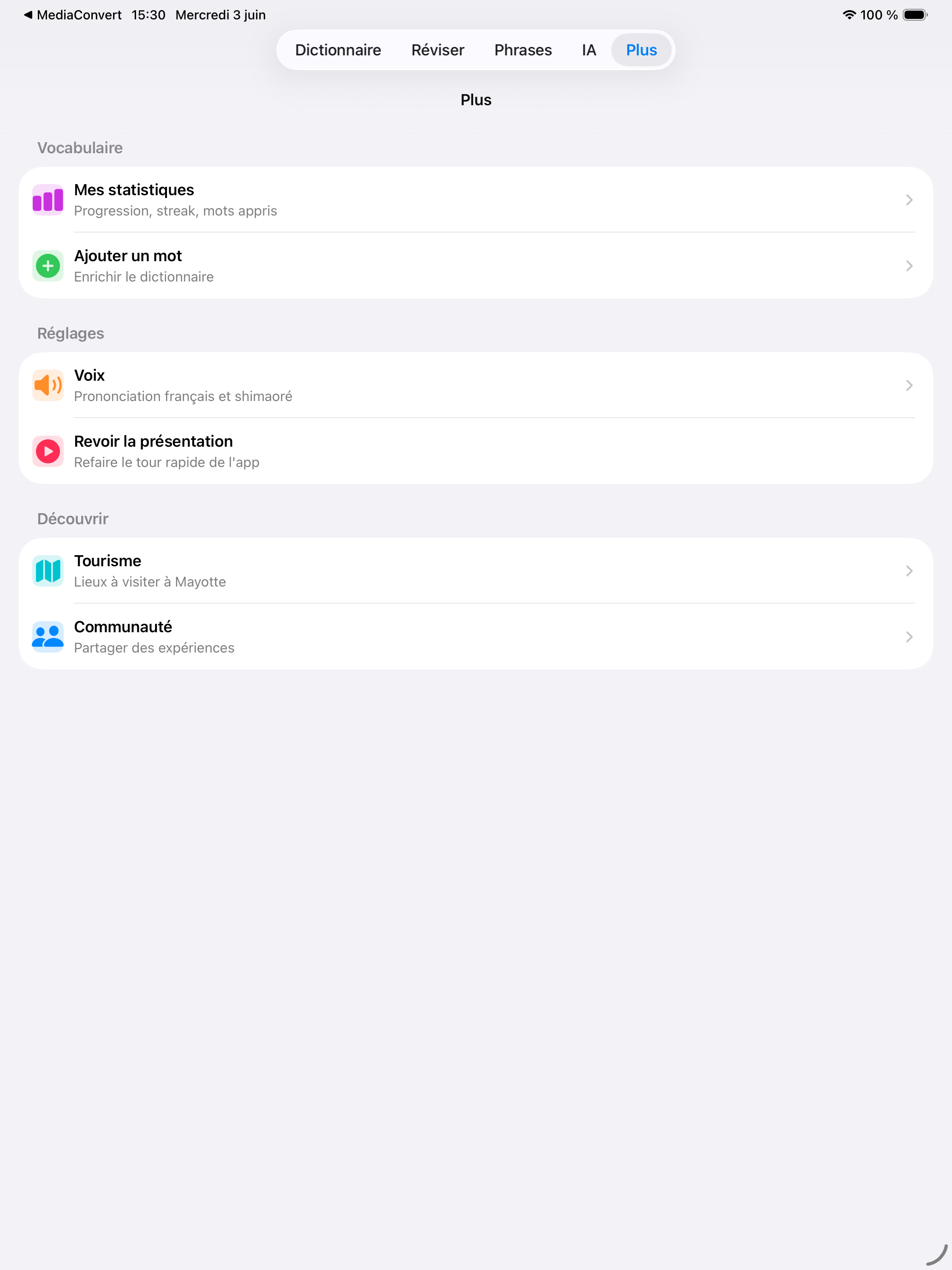 ShimaoreApp screenshot 6