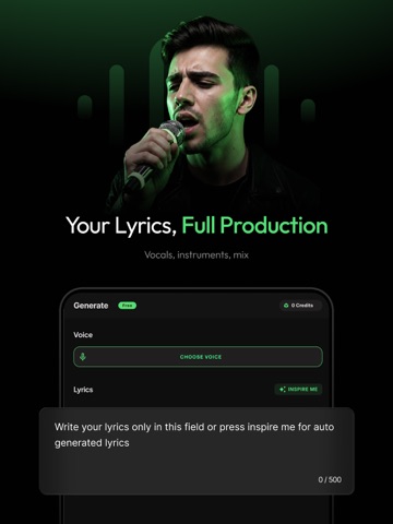 MELODIZE AI MUSIC GENERATOR ipad screenshot 3
