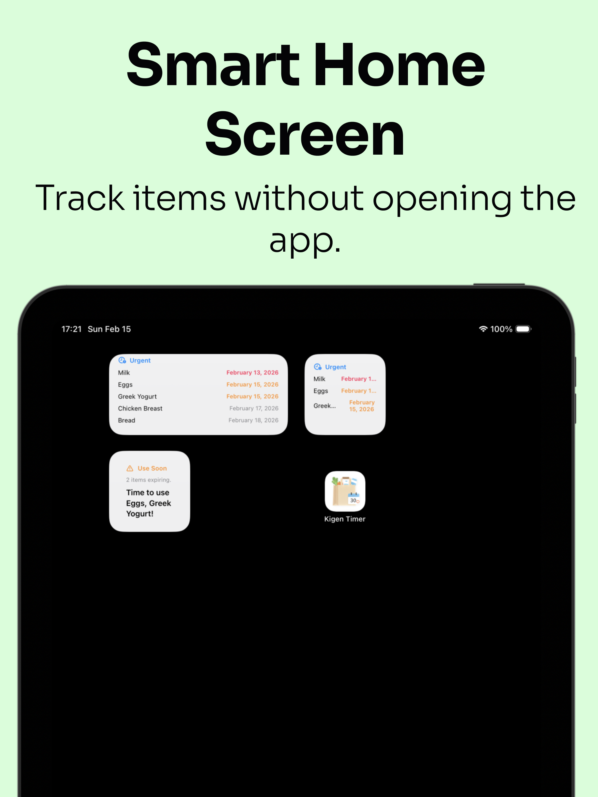 Expiration Tracking KigenTimer