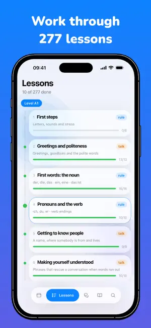 Klar: German Learning App screenshot 2