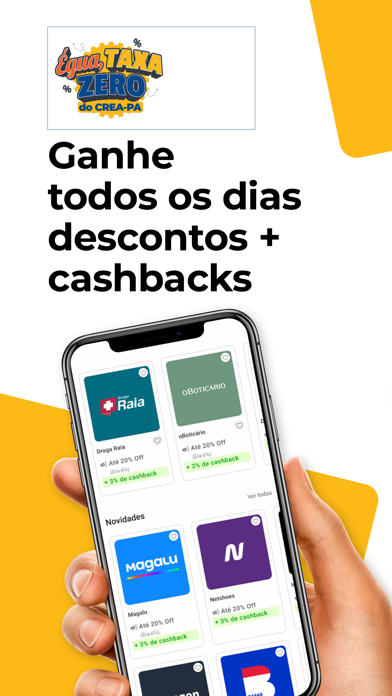 Égua, Taxas Zero do CREA-PA Screenshot