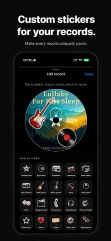 Vinyl Music Player · Orbit iPhone screenshot
